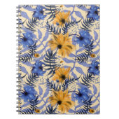 Abstracte Bloemen: Waterverf Modern Pattern Notitieboek (Voorkant)