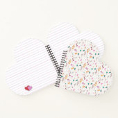 Abstracte bloemensporen notitieboek (Binnen)