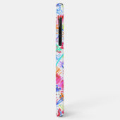 Abstracte bloementepatronen met een kleur Case-Mate iPhone case (Achterkant/links)