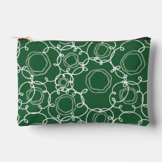 Abstracte bloemmatrix (donkergroen) Fijne Kunst Etui