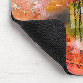 abstracte bloemmousepad muismat (Hoek)