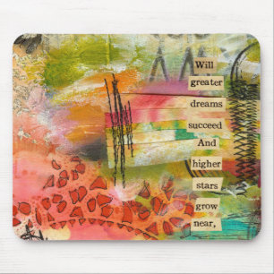 abstracte bloemmousepad muismat