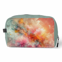 Abstracte bloemwolk inktlandschap