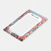 Abstracte bloesem bloemblaadjes dromen post-it® notes (Schuin)