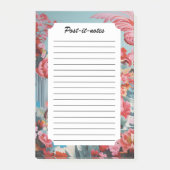 Abstracte bloesem bloemblaadjes dromen post-it® notes (Voorkant)