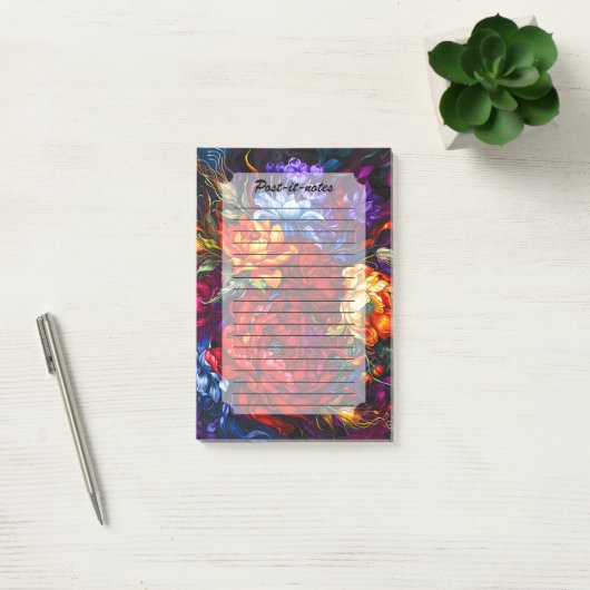 Abstracte bloesem bloesem Post-it® Notes (Kantoor)