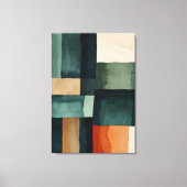 Abstracte blokken canvas afdruk (Voorkant)