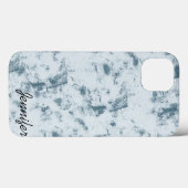 Abstracte Blue Grunge Case-Mate iPhone Case (Achterkant (horizontaal))