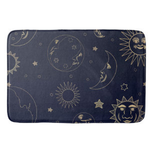 Abstracte Blue Milkyway Galaxy NightSky Badmat