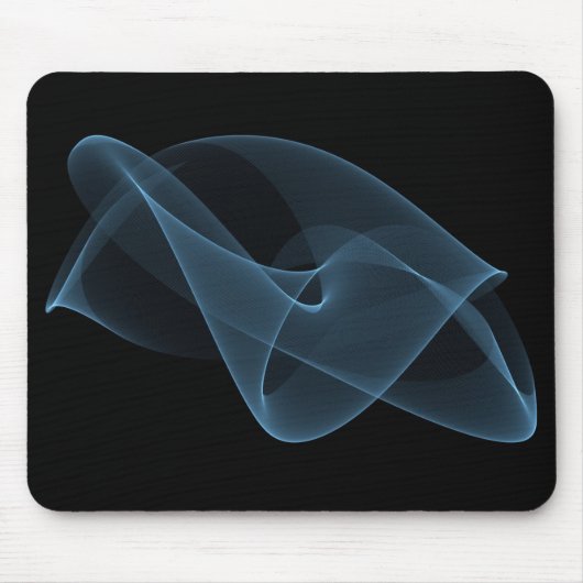 Abstracte Blue Mousepad Muismat (Voorkant)