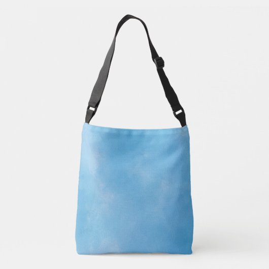 Abstracte Blue Sky Gradient Crossbody Tas (Achterkant)