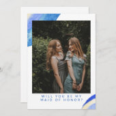 Abstracte Blue Swirl Foto gemaakt van het Honor-vo (Voorkant / Achterkant)