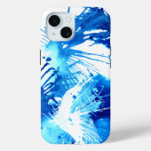 Abstracte Blue Waterverf Splash Case-Mate iPhone Case (Achterkant)