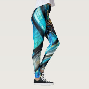 Abstracte blues Leggings