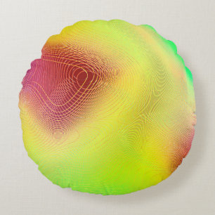 abstracte blur achtergrond. multicolored grafische rond kussen
