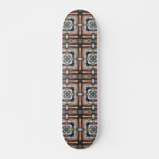 Abstracte Boeken Collage Skateboard (Voorkant)