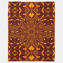 Abstracte Boheemse Cymbidium orchidee gezellig Fleece Deken