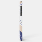Abstracte Boho Arches - Blauw en beige Case-Mate iPhone Case (Achterkant/links)