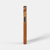 Abstracte Boho Art, Aardse Tones iPhone Hoesje (Rechterkant)