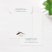 Abstracte Boho Earring Ketting Display Card Visitekaartje (Bureau)