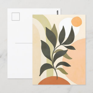 Abstracte Boho en moderne Clip Art Printable Briefkaart