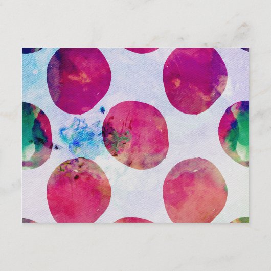 Abstracte Boho Waterverf Pink Weddenschap Informat Informatiekaartje (Achterkant)