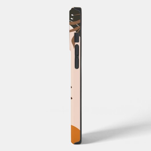 Abstracte Boho Woman Illustration, Boho Chic Case-Mate iPhone Case (Achterkant / Links)