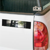 Abstracte bomen bumpersticker (Op Truck)