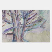 Abstracte bomen inpakpapier vel (Voorkant)