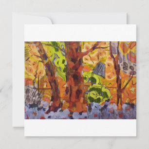 Abstracte bomen kaart