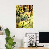 Abstracte bomen poster (Thuiskantoor)