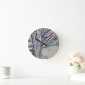 Abstracte bomen ronde klok (Huis)