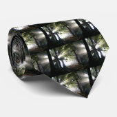 Abstracte bomen stropdas (Opgerold)