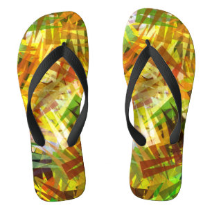 ABSTRACTE BOMEN TEENSLIPPERS