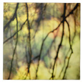 Abstracte bomen tegeltje (Voorkant)