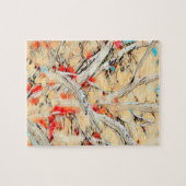 Abstracte boom Puzzle Legpuzzel (Horizontaal)