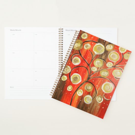 Abstracte Boom Spiral Planner (Display)