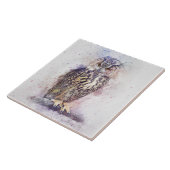 Abstracte boomkor tegeltje (Zijkant)