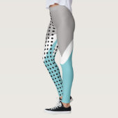 Abstracte boorbewegingen leggings (Links)
