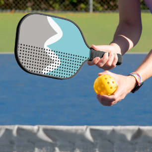 Abstracte boorbewegingen pickleball paddle