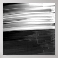 Abstracte borstels met zwarte witte waterverf