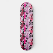 Abstracte Botanische Afbeeldingen Skateboard (Voorkant)