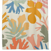 Abstracte botanische bladeren #1 #wall #art douchegordijn (Voorkant)