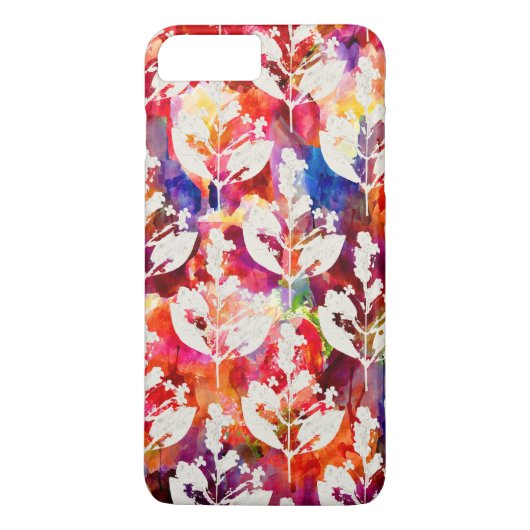 Abstracte botanische bladeren Case-Mate iPhone case (Achterkant)