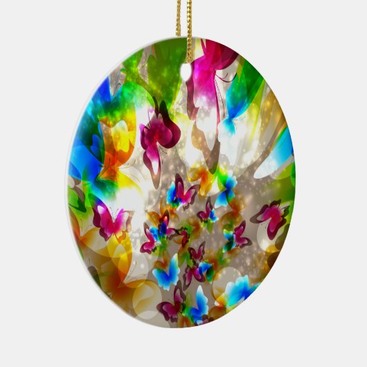 Abstracte botervliegen keramisch ornament (Rechts)