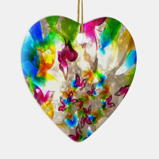 Abstracte botervliegen keramisch ornament (Rechts)