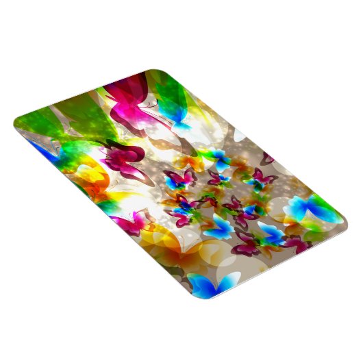 Abstracte botervliegen magneet (Rechterzijde)
