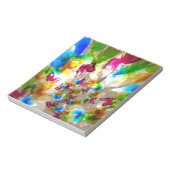 Abstracte botervliegen notitieblok (Gedraaid)