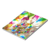 Abstracte botervliegen notitieblok (Gedraaid)