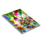 Abstracte botervliegen notitieboek (Rechterzijde)